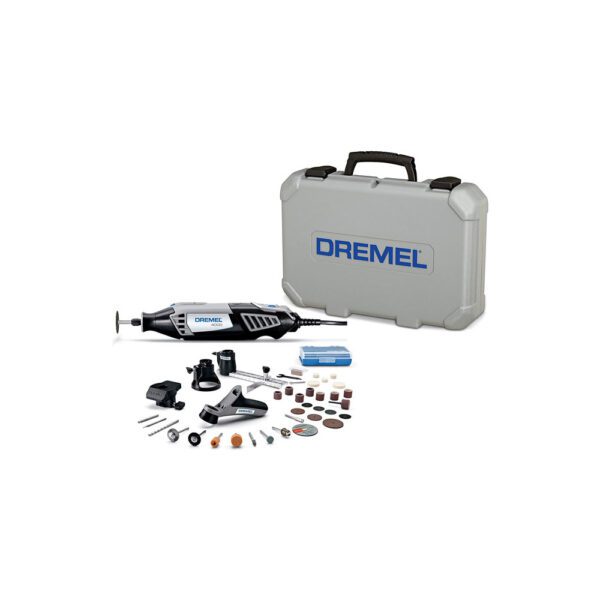 Dremel 4000/4-34 Herramienta Rotativa de Velocidad Variable con 4 Accesorios, 34 Accesorios