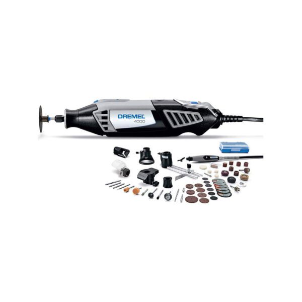 Dremel 4000/6-50 Kit de Herramienta Rotativa de Alto Rendimiento con 6 Accesorios, 50 Accesorios y Eje Flexible