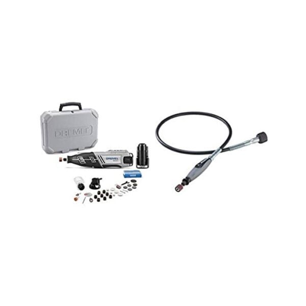 Dremel 8220-2/28 Kit de Herramienta Rotativa Inalámbrica de 12 Voltios Max con 2 Accesorios, 28 Accesorios