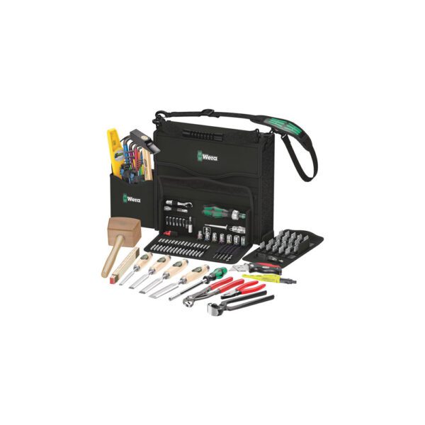05134011001 Wera 2go Juego de Herramientas de 134 Piezas H 1 para Aplicaciones en Madera