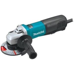 Makita 9565PC Amoladora Angular de Alta Potencia de 5'' con Cable, Interruptor de Paleta SJS