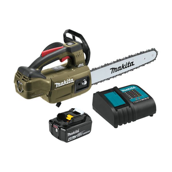 Makita ADCU10SM1 Aventura al Aire Libre Kit de Motosierra de Mango Superior 18V LXT de 12'' (4.0Ah)