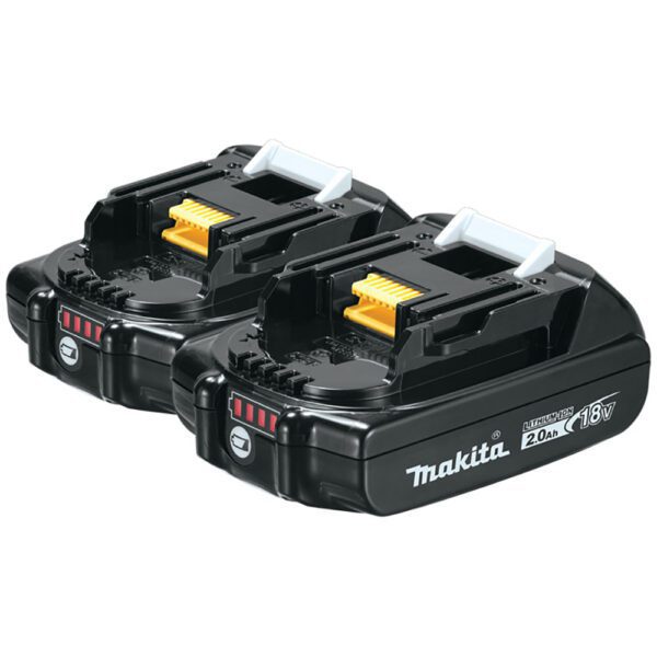 Makita BL1820B-2 Batería Compacta de Iones de Litio LXT 18V 2.0Ah, 2/PK