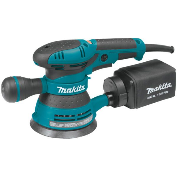 Makita BO5041 Lijadora Orbital Aleatoria de 5'' con Cable, Velocidad Variable