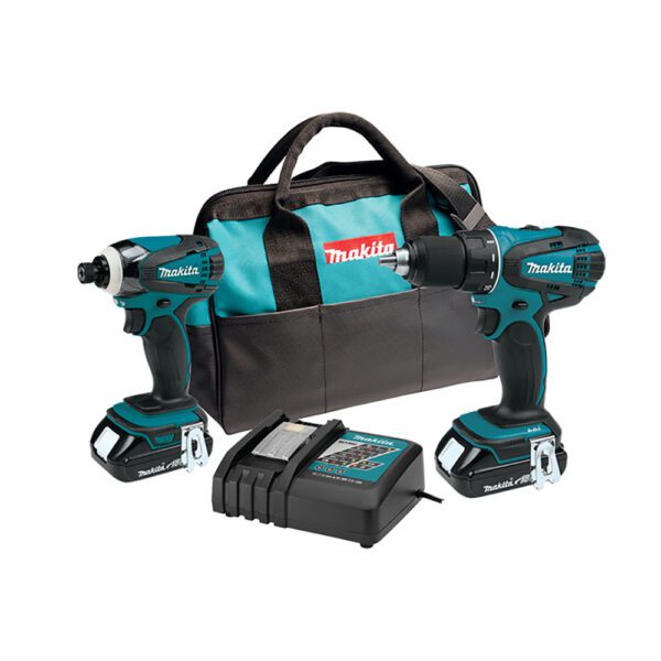 Makita CT200RX1 18V LXT Kit Combo Inalámbrico Compacto de Ion-Litio de 2 Piezas (2.0 Ah)