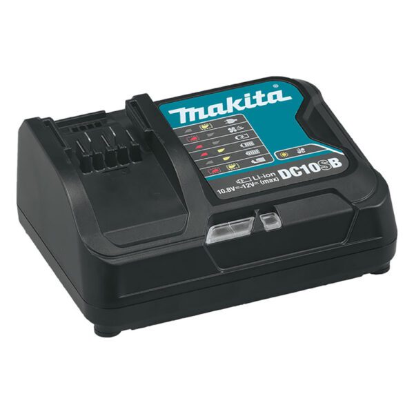 Makita DC10SB Cargador Óptimo Rápido de Iones de Litio CXT 12V max