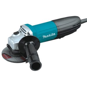 Makita GA4534 Amoladora Angular con Interruptor de Paleta de 4-1/2'' con Cable, con Interruptor AC/DC