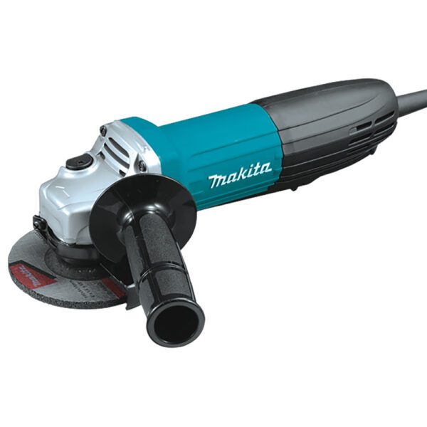 Makita GA4534 Amoladora Angular con Interruptor de Paleta de 4-1/2'' con Cable, con Interruptor AC/DC