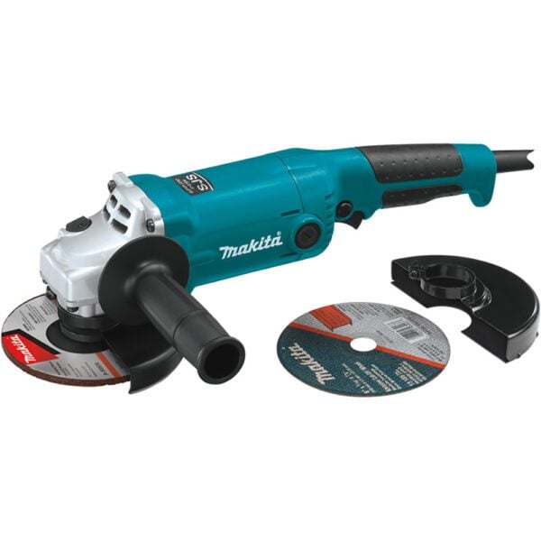 Makita GA6020YX1 Amoladora Angular/Pulidora de Corte SJS de 6'' con Cable, con Interruptor AC/DC