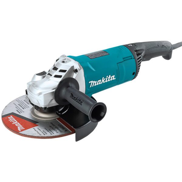 Makita GA9081 Amoladora Angular de 9'' con Cable, con Interruptor de Bloqueo