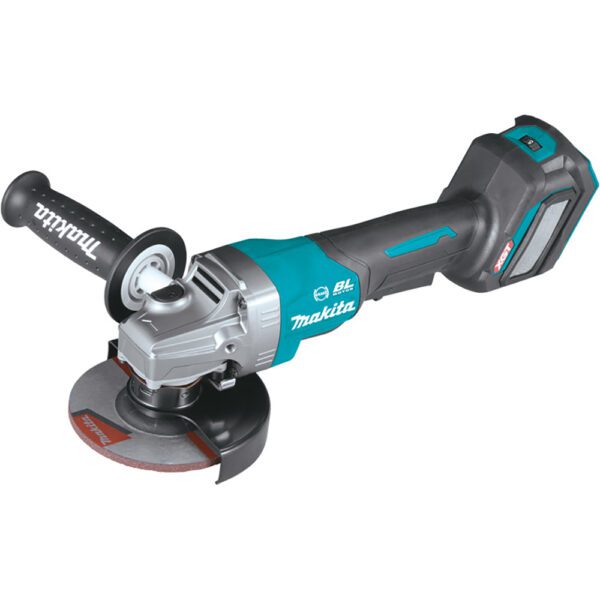 Makita GAG06Z Amoladora Angular con Interruptor de Paleta Inalámbrica Sin Escobillas de 4-1/2'' / 5'', con Freno Eléctrico, Compatible con AWS 40V max XGT, Solo Herramienta