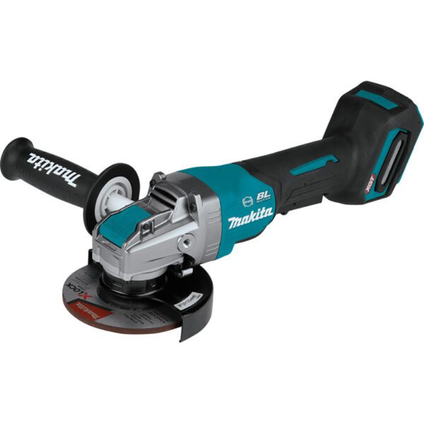 Makita GAG13Z Amoladora Angular con Interruptor de Paleta X-LOCK Inalámbrica Sin Escobillas de 4-1/2'' / 5'', con Freno Eléctrico 40V max XGT, Solo Herramienta