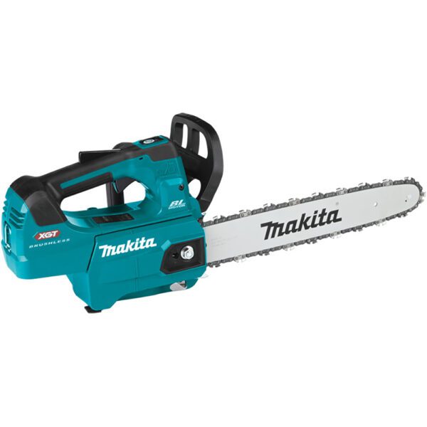 Makita GCU02Z Motosierra Inalámbrica Sin Escobillas con Mango Superior de 14'' 40V max XGT, Solo Herramienta