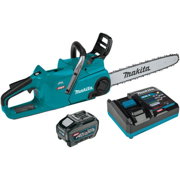 Makita GCU06T1 Kit de Motosierra Inalámbrica Sin Escobillas de 18'' 40V max XGT (5.0Ah)