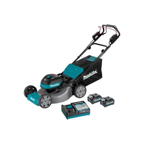 Makita GML01SM Kit de Cortacésped Comercial Autopropulsado Inalámbrico Sin Escobillas de 21'' 40V max XGT (4.0Ah)