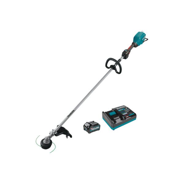 Makita GRU04M1 Kit de Recortadora de Cuerda Inalámbrica Sin Escobillas de 17'' 40V max XGT (4.0Ah)