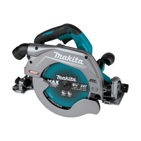 Makita GSH03Z Sierra Circular Inalámbrica Sin Escobillas de 9-1/4'' con Base Compatible con Guía de Riel, Compatible con AWS 40V max XGT, Solo Herramienta