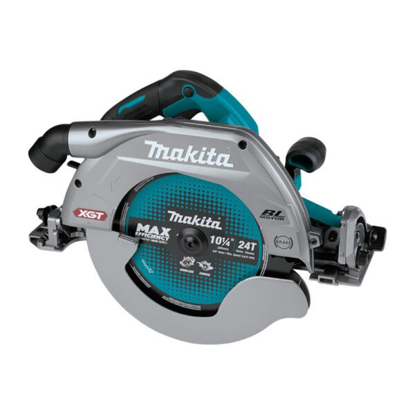 Makita GSH04Z Sierra Circular Inalámbrica Sin Escobillas de 10-1/4'' con Base Compatible con Guía de Riel, Compatible con AWS 40V max XGT, Solo Herramienta