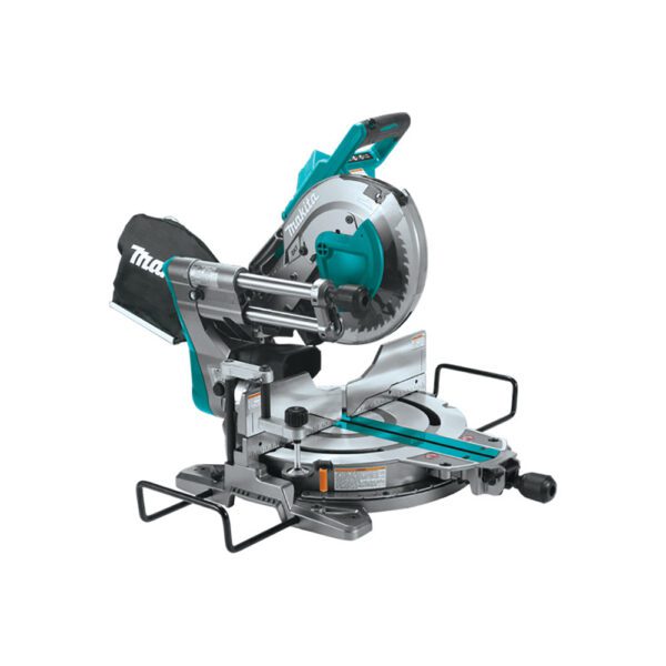 Makita GSL03Z Sierra Ingletadora Compuesta Deslizante de Doble Bisel Inalámbrica Sin Escobillas de 10'', Compatible con AWS, Solo Herramienta 40V max XGT
