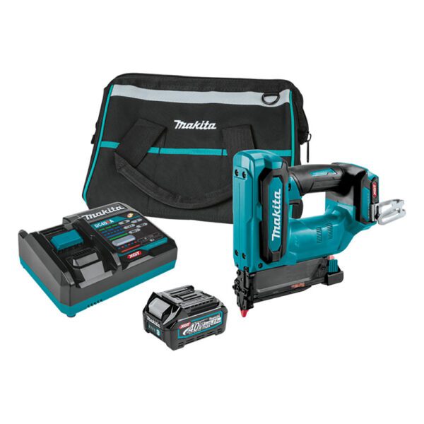 Makita GTP01D1 Kit de Clavadora de Pines Inalámbrica Sin Escobillas 40V max XGT, 23 Gauge (2.5Ah)