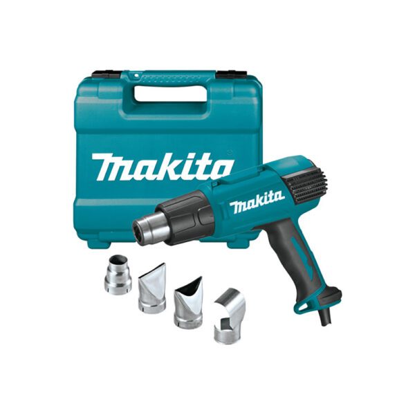 Makita HG6530VK Kit de Pistola de Calor con Temperatura Variable y Pantalla Digital LCD