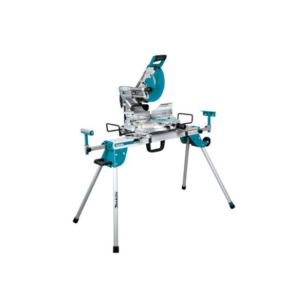 Makita LS1219LX Sierra Ingletadora Compuesta Deslizante de Doble Bisel de 12'' con Cable, Láser y Soporte