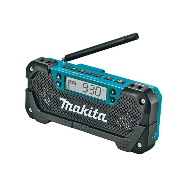 Makita RM02 12V max CXT Ion de Litio Inalámbrico Radio Compacta para Obra, Solo Herramienta