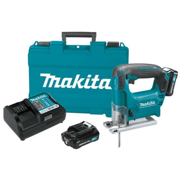 Makita VJ04R1 12V max CXT Ion de Litio Inalámbrico Kit de Sierra de Calar (2.0Ah)