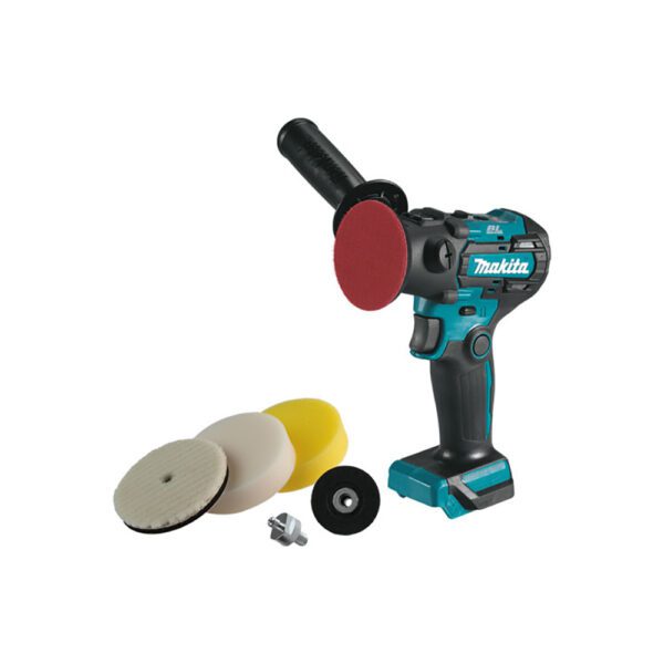Makita VP01Z 12V max CXT Ion de Litio Sin Escobillas Pulidora de 3'' / Lijadora de 2'', Solo Herramienta