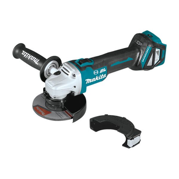 Makita XAG16Z Amoladora Angular Inalámbrica 18V LXT de Iones de Litio sin Escobillas de 4-1/2'' / 5'' con Freno Eléctrico, Solo Herramienta