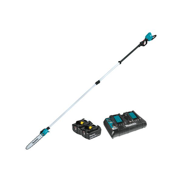 Makita XAU02PTB Kit de Sierra de Poste Telescópica de 10'', Longitud 13' 36V (18V X2) LXT Sin Escobillas (5.0Ah)