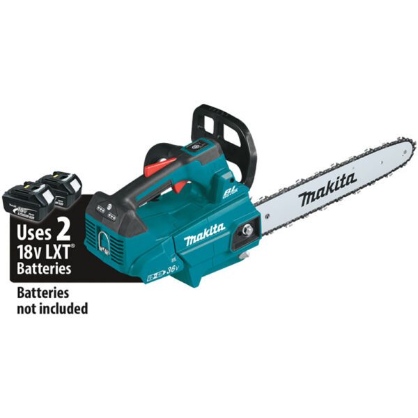Makita XCU09Z Motosierra de Mango Superior Sin Escobillas de 16'' 36V (18V X2) LXT, Solo Herramienta