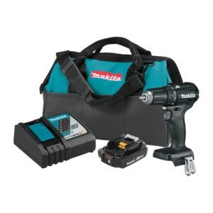 Makita XFD11R1B 18V LXT Kit de Taladro/Atornillador Sub-Compacto sin Escobillas Inalámbrico de 1/2'' (2.0Ah)