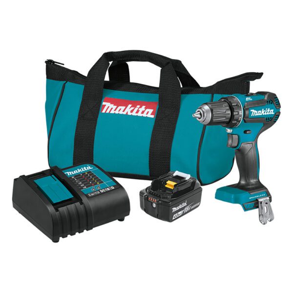 Makita XFD13SM1 18V LXT Kit de Taladro/Atornillador sin Escobillas Inalámbrico de 1/2'' (4.0Ah)