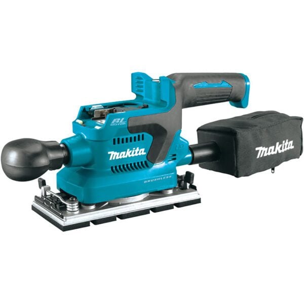 Makita XOB03Z Lijadora de Hojas de 1/3'' Inalámbrica sin Escobillas 18V LXT de Iones de Litio Compatible con AWS, Solo Herramienta