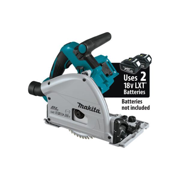 Makita XPS01Z Sierra Circular Inmersión Sin Escobillas de 6-1/2'' 36V (18V X2) LXT, Solo Herramienta