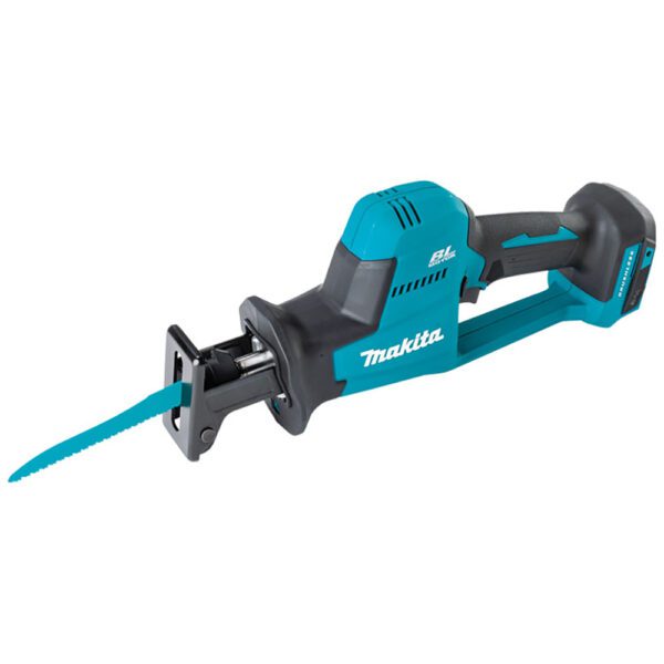 Makita XRJ08Z Sierra Sable Compacta Sin Escobillas Inalámbrica de Una Mano 18V LXT Litio-Ion, Solo Herramienta