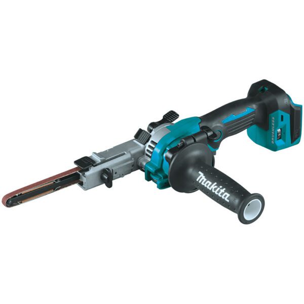 Makita XSB01Z Lijadora de Detalles de Cinta Inalámbrica 18V LXT de Iones de Litio sin Escobillas de 3/8'' x 21'', Solo Herramienta