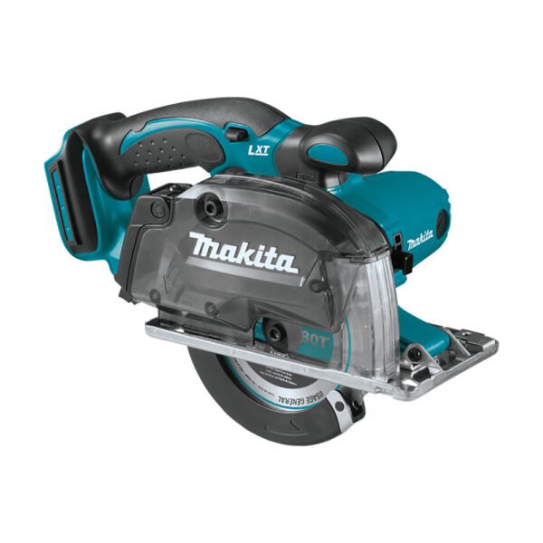 Makita XSC03Z Sierra para Corte de Metal Inalámbrica de 5-3/8'' 18V LXT Litio-Ion, con Freno Eléctrico y Recolector de Virutas, Solo Herramienta