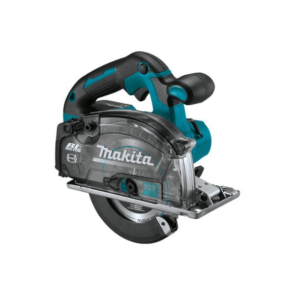 Makita XSC04Z Sierra para Corte de Metal Sin Escobillas Inalámbrica de 5-7/8'' 18V LXT Litio-Ion, con Freno Eléctrico y Recolector de Virutas, Solo Herramienta