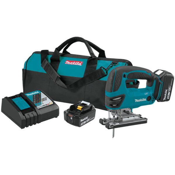 Makita XVJ03 Kit de Sierra Caladora Inalámbrica 18V LXT Litio-Ion (3.0Ah)