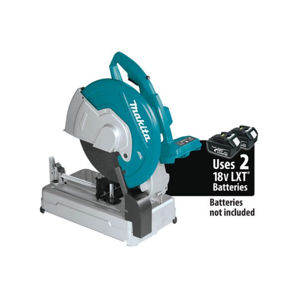 Makita XWL01Z Sierra de Corte Sin Escobillas de 14'' 36V (18V X2) LXT, Solo Herramienta