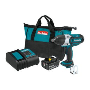 Makita XWT04S1 18V LXT Kit de Llave de Impacto Inalámbrica de 1/2'' (3.0Ah)