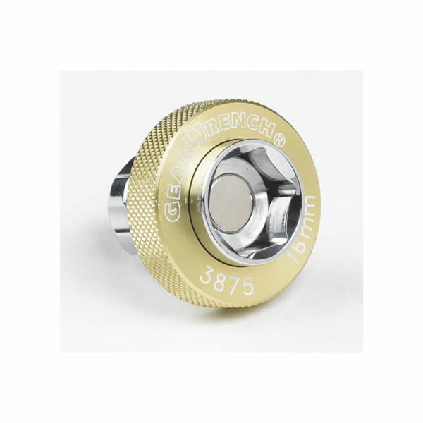 3875D GearWrench Dado Métrico Magnético de Tapón de Drenaje de Aceite de 3/8'' Drive 16mm