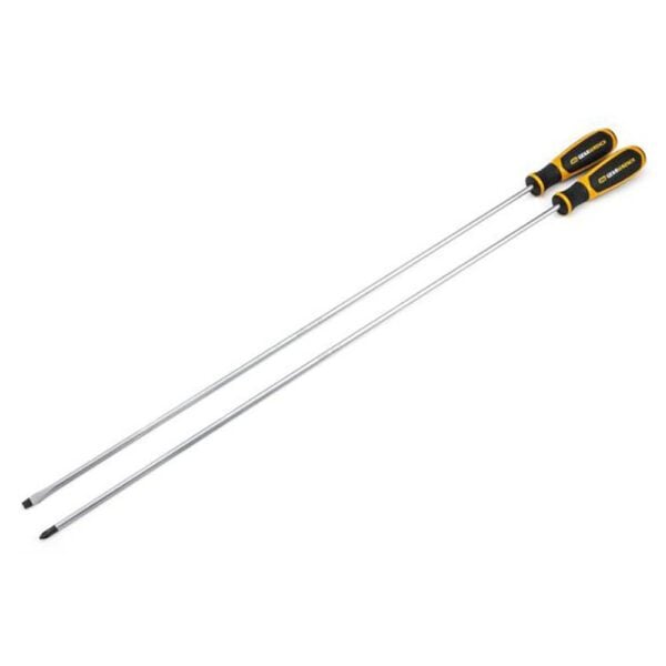 80068H GearWrench Juego de Destornilladores de Material Dual de 2 Piezas Phillips/Ranurado