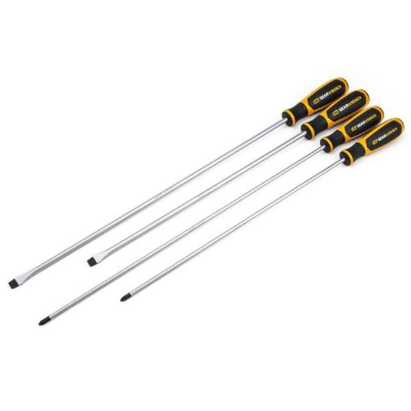 80069H GearWrench Juego de Destornilladores de Material Dual de 4 Piezas Phillips/Ranurado