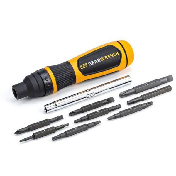 80191R GearWrench Destornillador Multi-Bit con Trinquete de 19 en 1