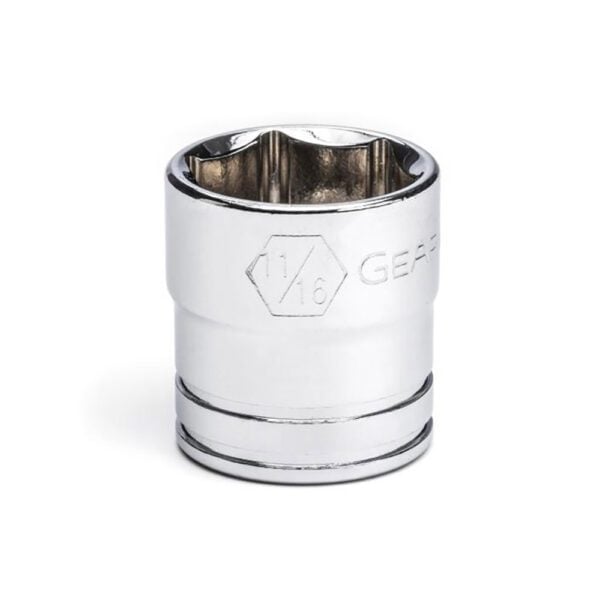 80357 GearWrench Dado Estandar SAE de 6 Puntos con Impulsor de 3/8''