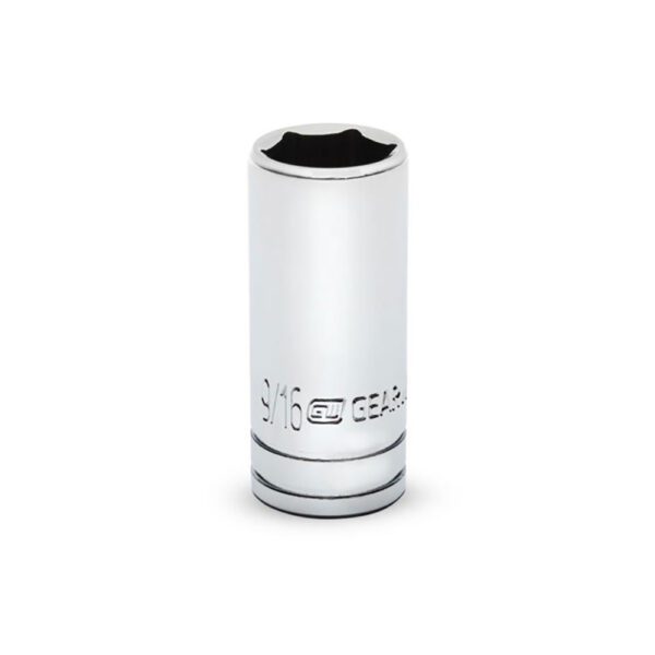 80368S-06 GearWrench Dado SAE de 6 Puntas de Longitud Media de 3/8'' de 9/16''