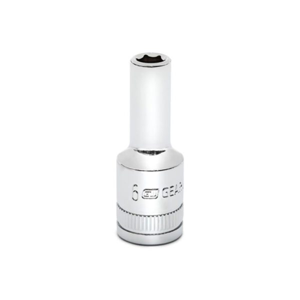 80388S-06 GearWrench Dado Métrico de 6 Puntas de Longitud Media de 3/8'' de 6mm